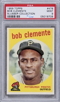 1959 Topps #478 Roberto Clemente – PSA MINT 9